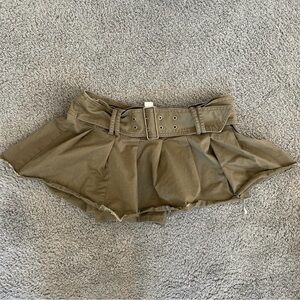 Mini Skirt with Belt